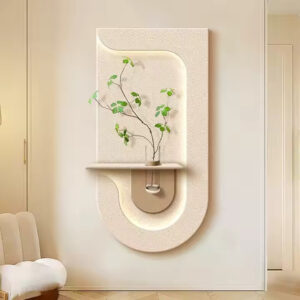 3D Art Green Planter Picture Wall for Home