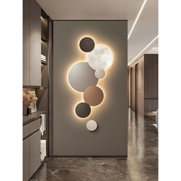 Lunar Modern LED Wall Art