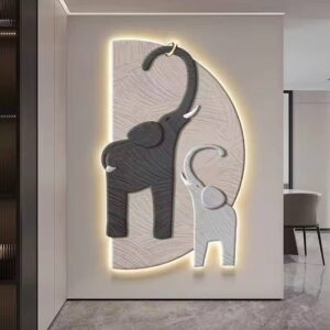 “Elephant Bond Wall Art”