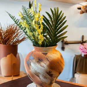 Rustic Handmade Boho Decorative Vase