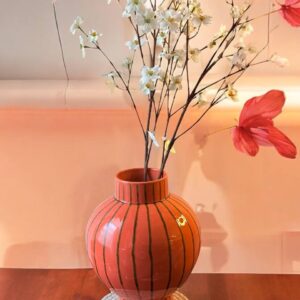 “Pumpkin Charm Vase.”