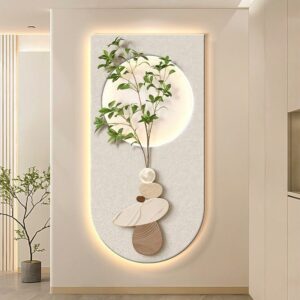 Modern Minimalist Wall Art with Natural Elements