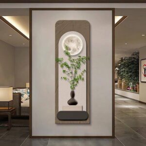 LED Wall Art Japandi Wall Hanging Mural Abstract Geometric